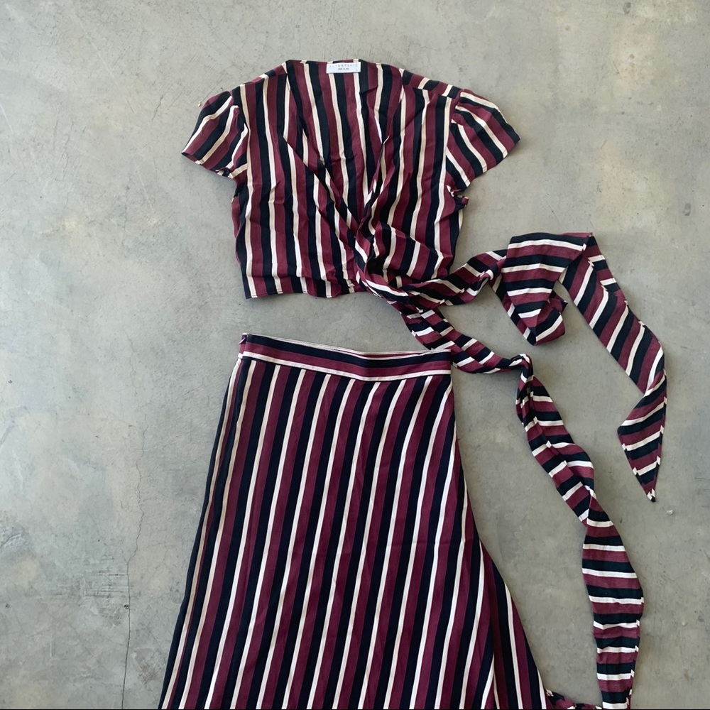 Flynn Skye 💋Striped Wrap It Up Set💋